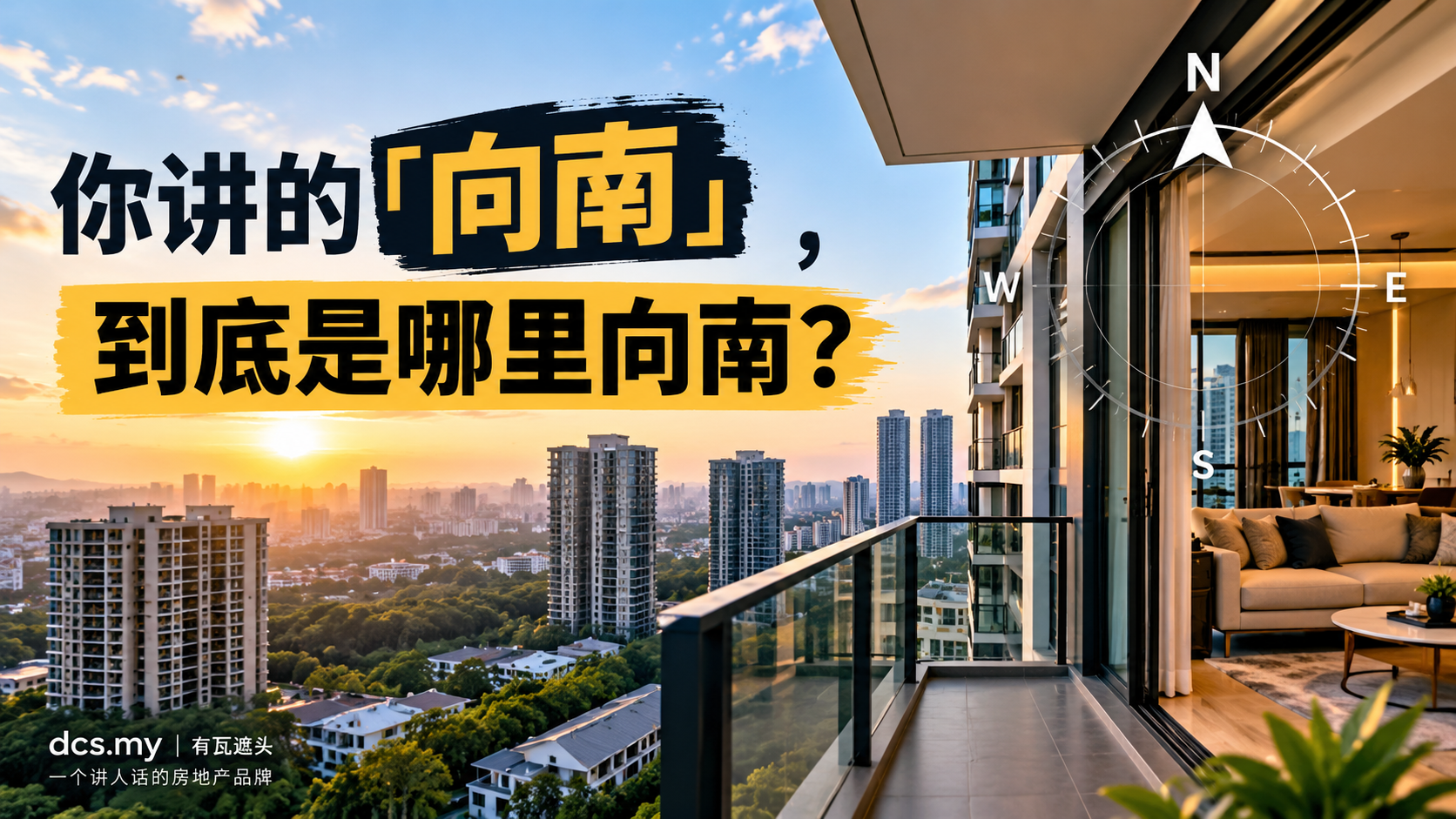 你讲的向南,到底是哪里向南?