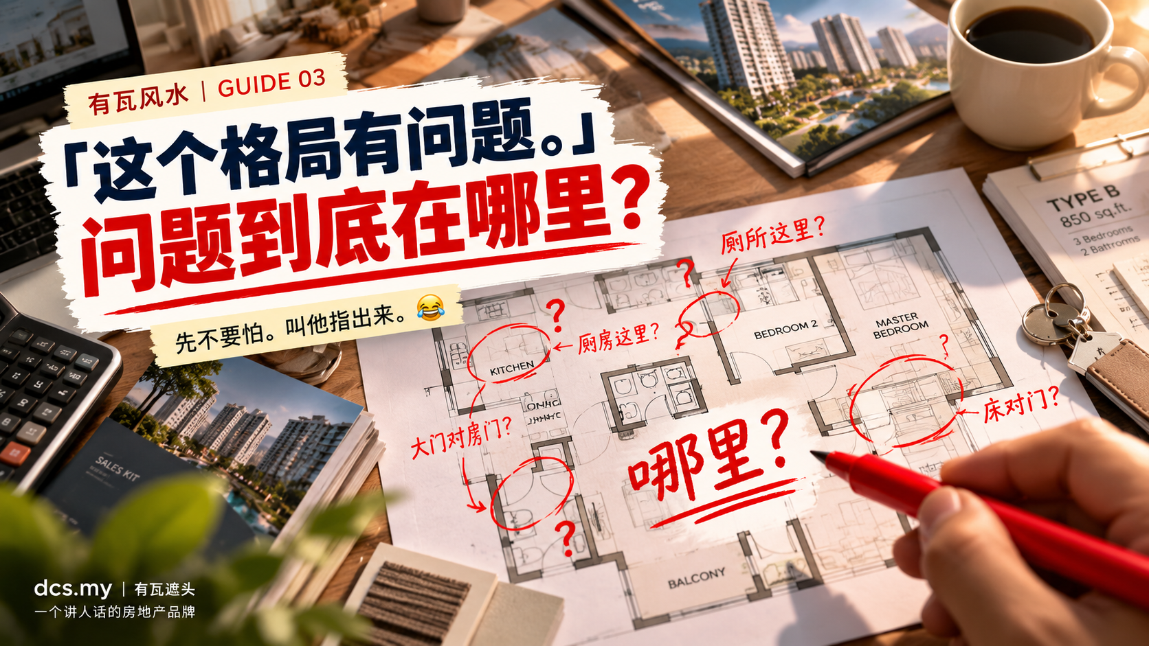 有瓦风水 Guide 03:这个格局有问题,问题到底在哪里?
