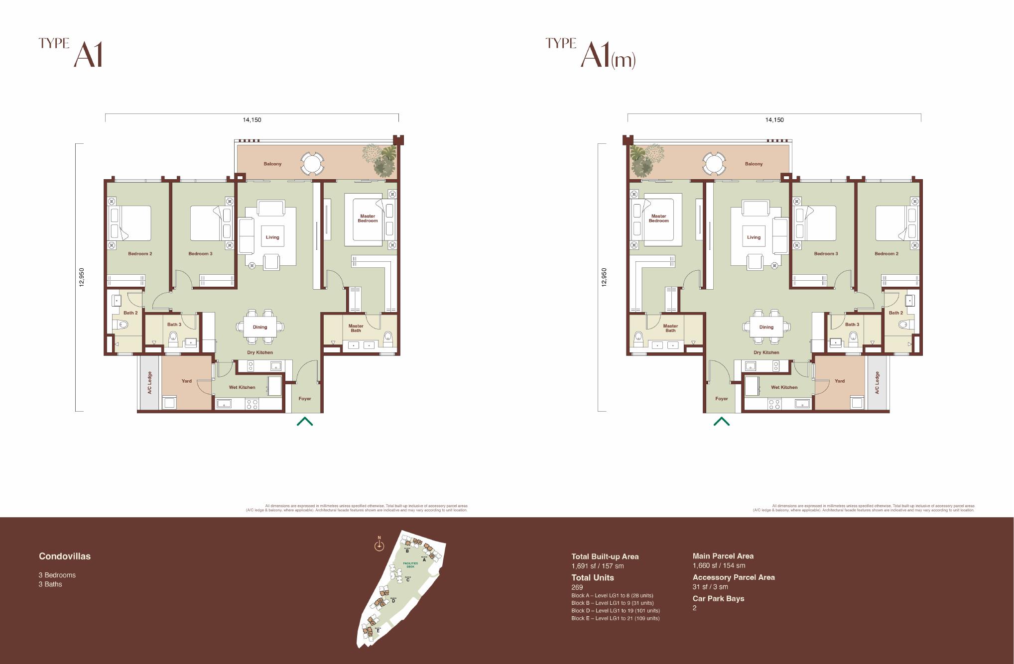 Condovillas Type A1